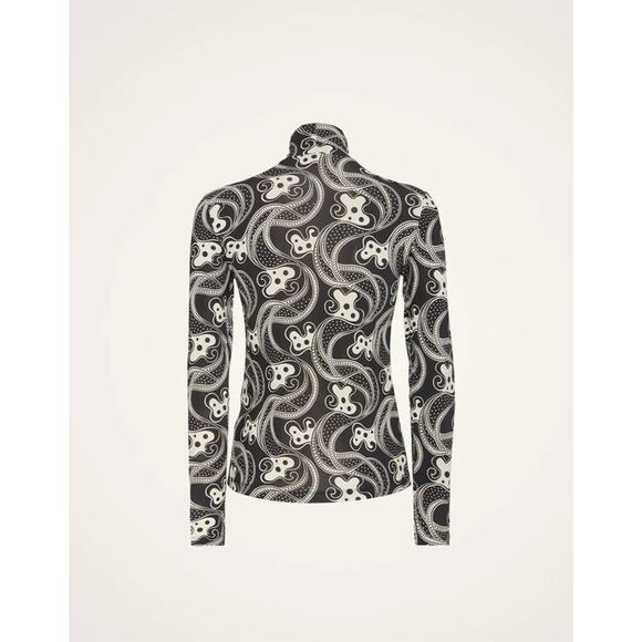 La DOUBLEJ Turtleneck Top in Aperol M - Picture 4 of 4